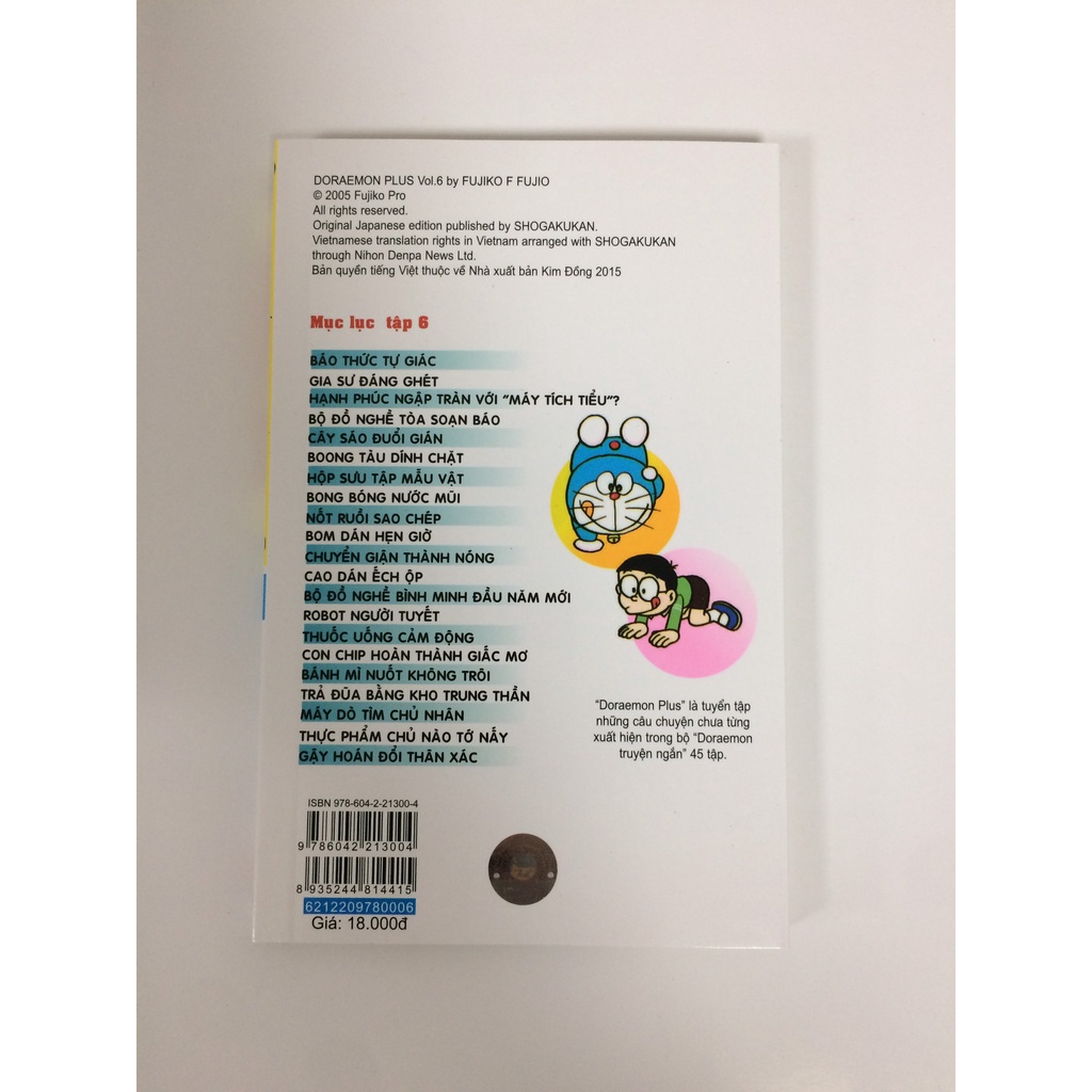 [Mã BMLT30 giảm đến 30K đơn 99K] Sách - Doraemon Plus - Tập 6