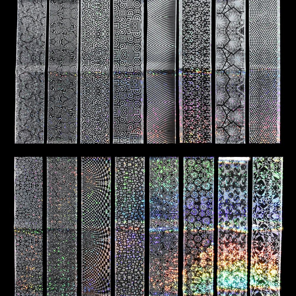 16 Miếng Giấy Dán Móng Họa Tiết Bầu Trời Đầy Sao