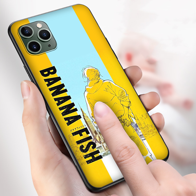 Su4 Ốp Điện Thoại tpu Mềm Hình anime banana fish Cho apple iphone 8 7 6 6s 5s 5 se plus 2020