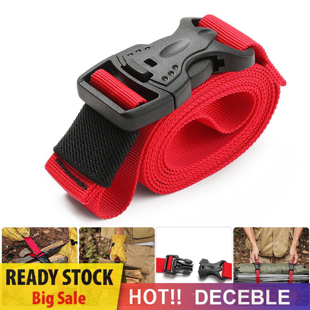 Dây Đai Buộc Hành Lý Bằng Nylon Tiện Dụng Cho Hoạt Động Ngoài Trời