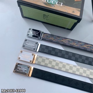 Thắt lưng da mặt Lv đúc cực sang - Dây nịt