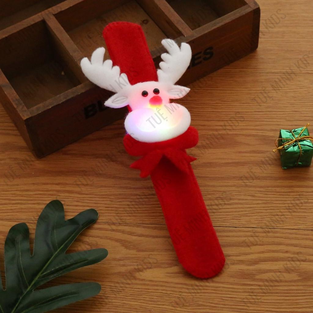 Đồ Chơi Noel Vòng Tay Giáng Sinh Có Đèn Mẫu Ông Già Noel Siêu Xinh Cho Bé Trai Bé Gái Tuệ Minh Kid's