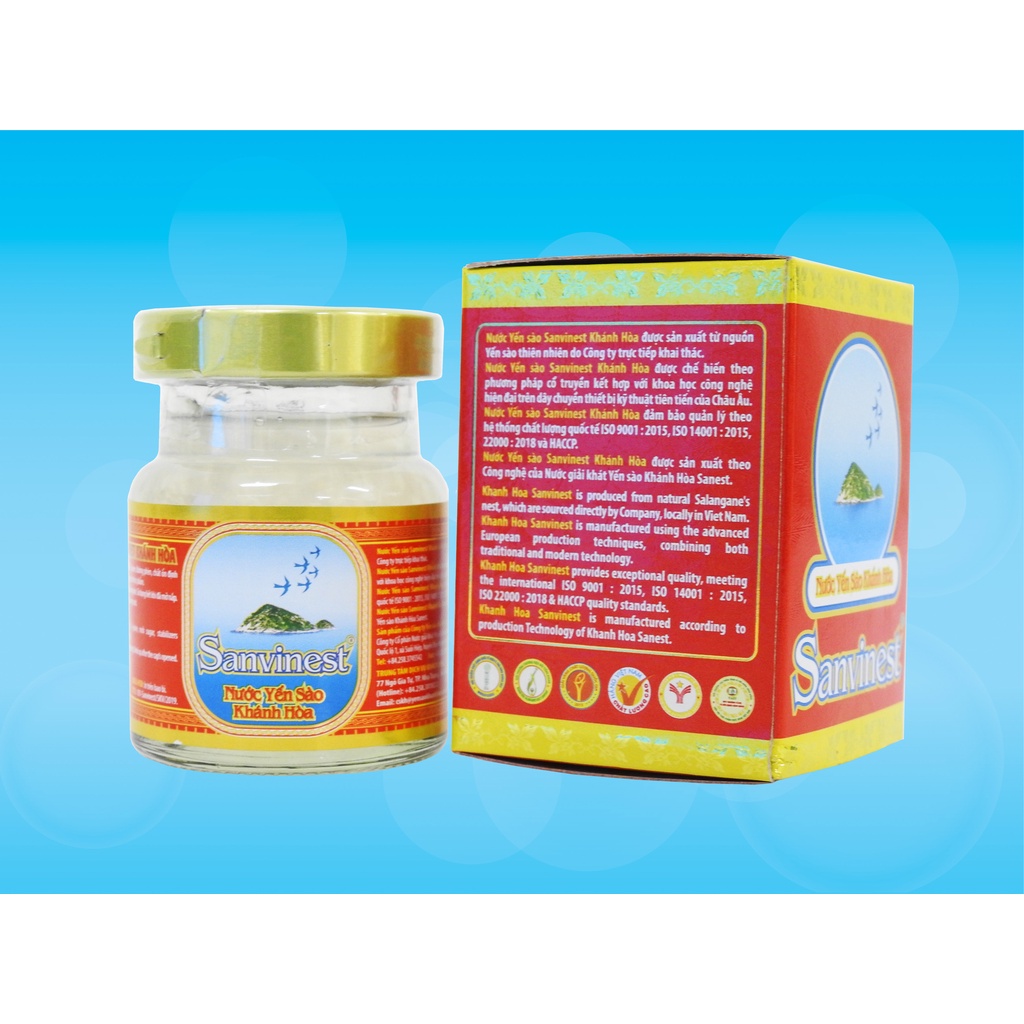 Nước Yến sào Sanvinest Khánh Hòa đóng lọ 70ml