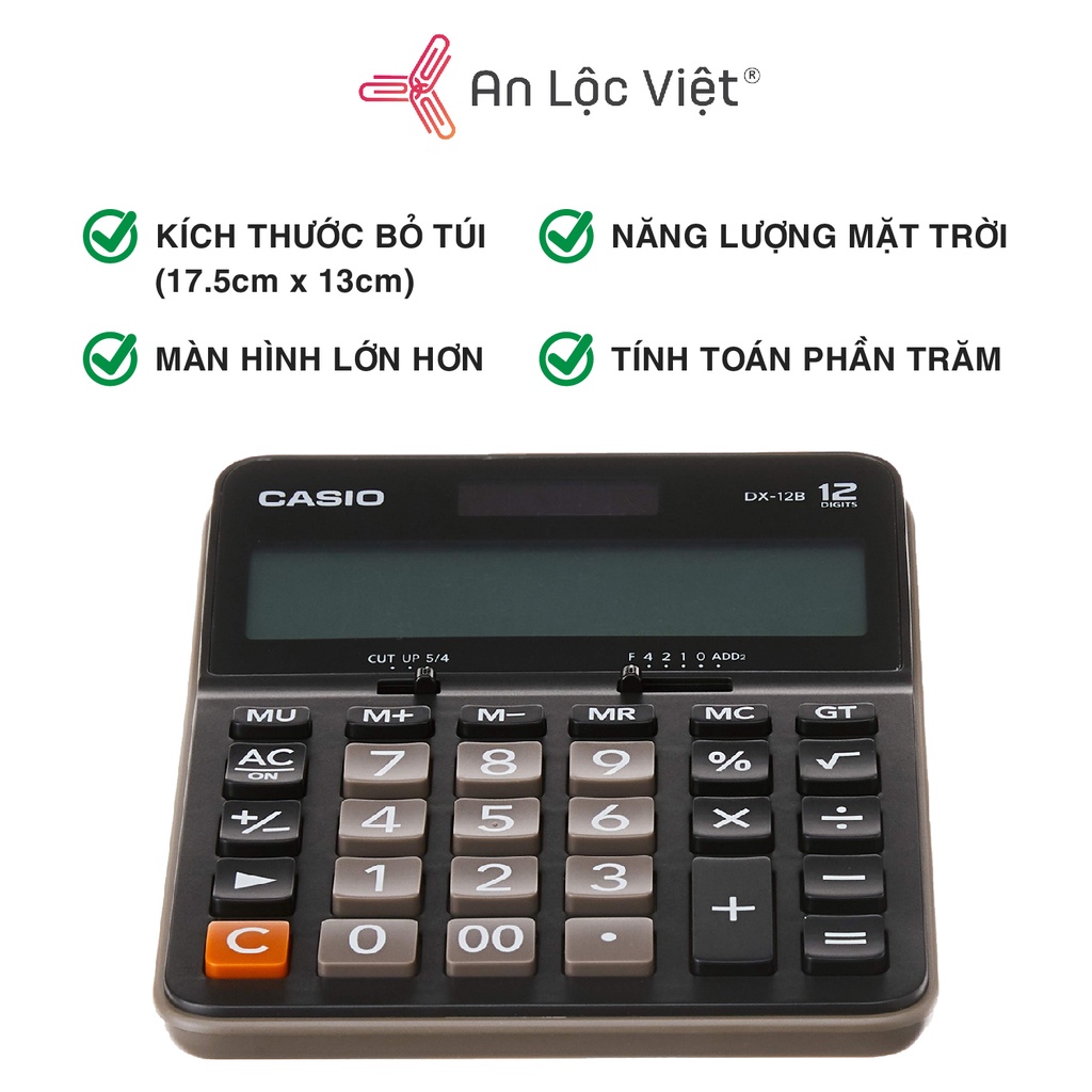 Máy tính Casio DX-12B chính hãng