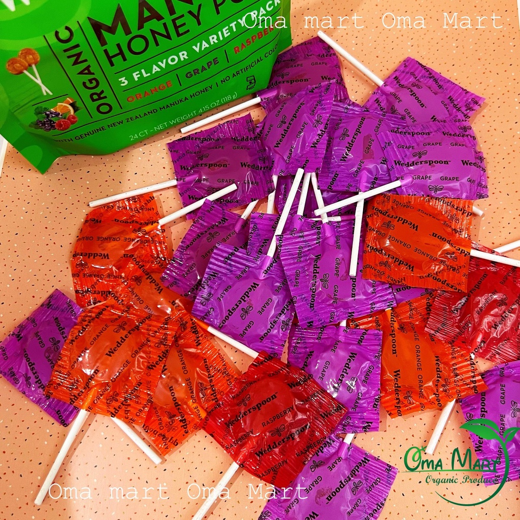 Kẹo mút mật ong Manuka Wedderspoon
