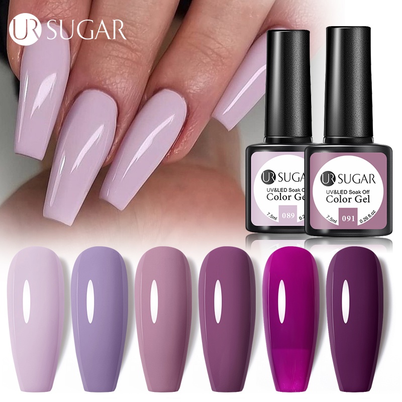 [Hàng mới về] Gel sơn móng tay UV UR SUGAR màu sắc lấp lánh 7.5ml