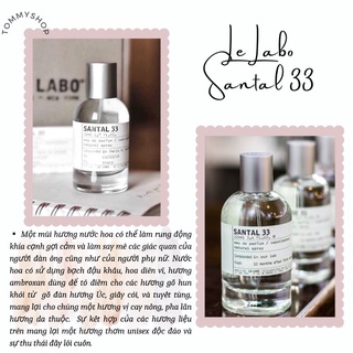 5ml-10ml | Nước hoa unisex Le Labo Santal 33 / S33