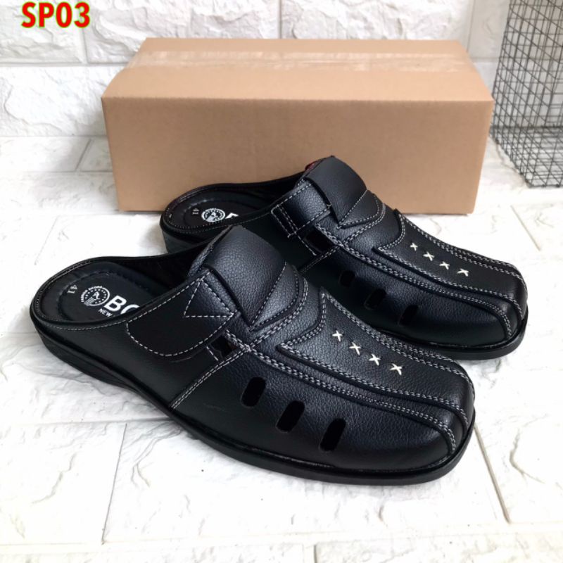Dép sapo nam mẩu mới, da mềm, phom đẹp, size từ 38-43, đế khâu sẳn rất chắc chắn