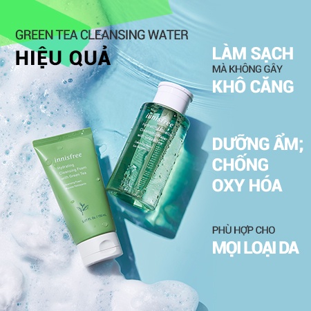 Nước tẩy trang trà xanh innisfree Green Tea Cleansing Water 300ml, nước tẩy trang sạch sâu và dưỡng ẩm - Mina.cosmetic1 | BigBuy360 - bigbuy360.vn