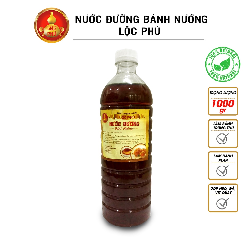 NƯỚC ĐƯỜNG 1KG LÀM BÁNH NƯỚNG TRUNG THU, BÁNH PLAN