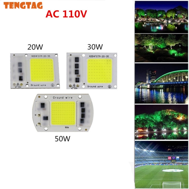 Chip Đèn Led Cob 15w / 20w / 30w / 50w 110v