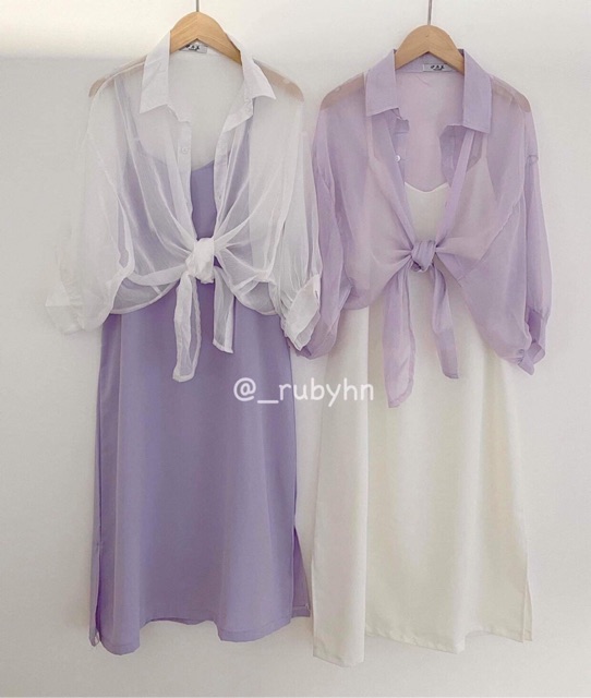 ÁO SƠ MI TAY PHỒNG SIÊU TO VOAN MỎNG - S0U