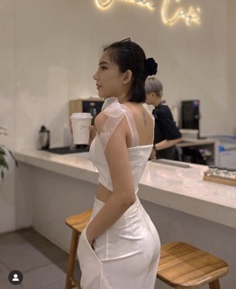 (có bán sỉ,ảnh thật,hoả tốc)🌽 ÁO LILY CROPTOP🌽(ÁO CỘT NƠ VAI)