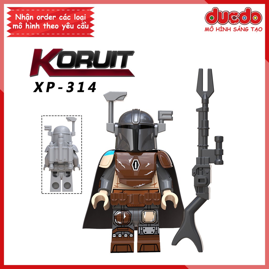 Minifigures các nhân vật trong Star Wars full trang bị - Đồ chơi Lắp ghép Xếp hình Mô hình Mini KORUIT KT1041