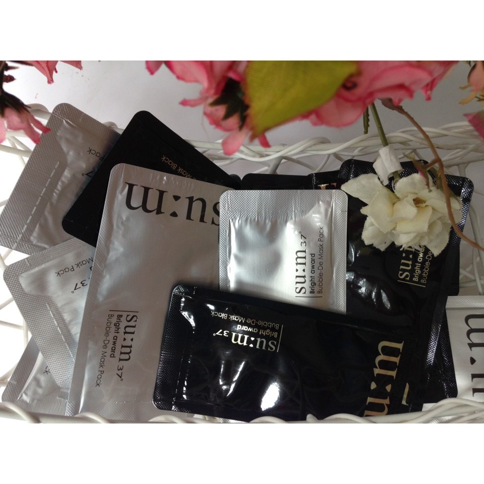Sample mặt nạ sủi bọt thải độc SUM:37
