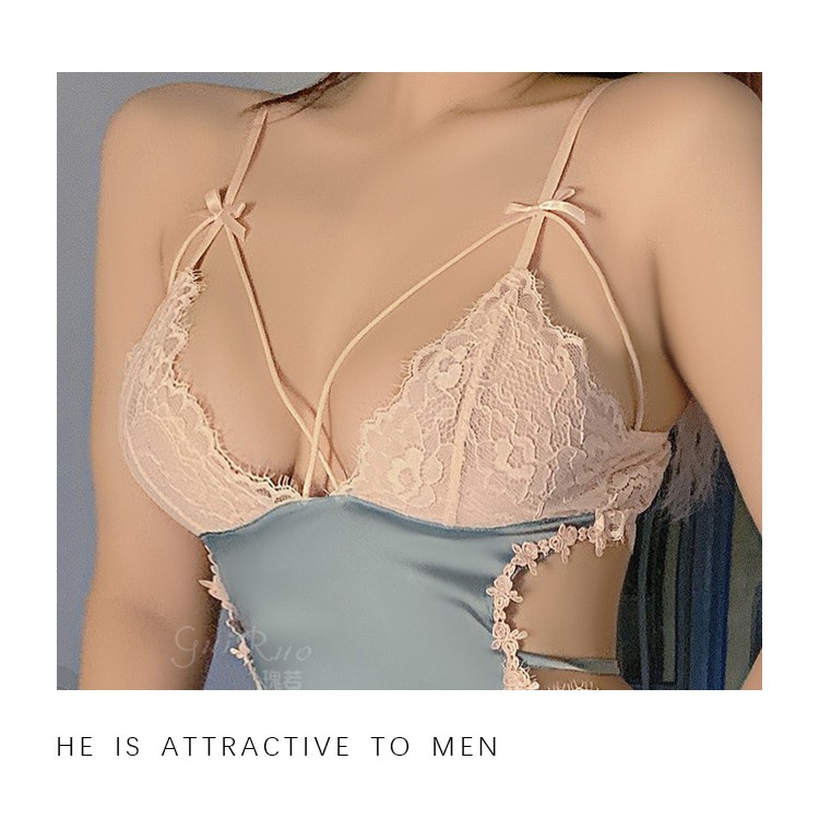 [VI1050] Váy ngủ sexy lụa satin cao cấp Đầm mặc nhà gợi cảm quyến rũ