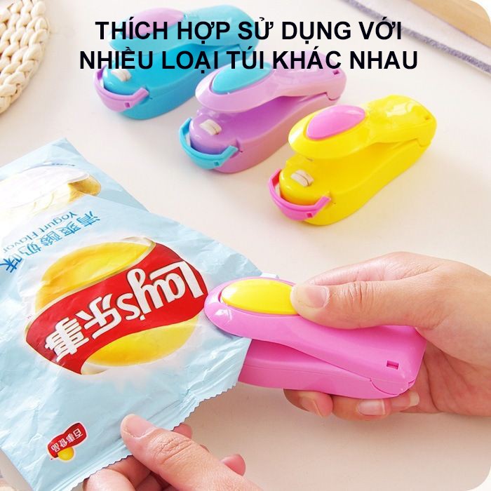 Máy Ép Nhiệt - Dụng Cụ Nhà Bếp Mini, Hàn Miệng Túi Tiện Dụng