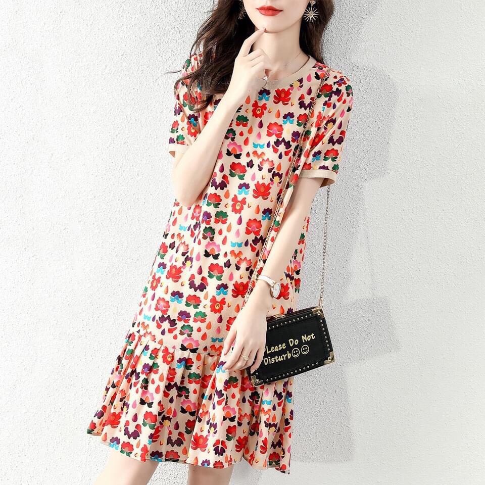 Đầm Suông Họa Tiết T.opshop