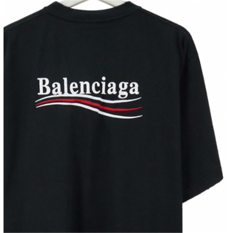 Áo Thun Tay Ngắn Cổ Tròn Thêu Chữ BB Thời Trang Unisex