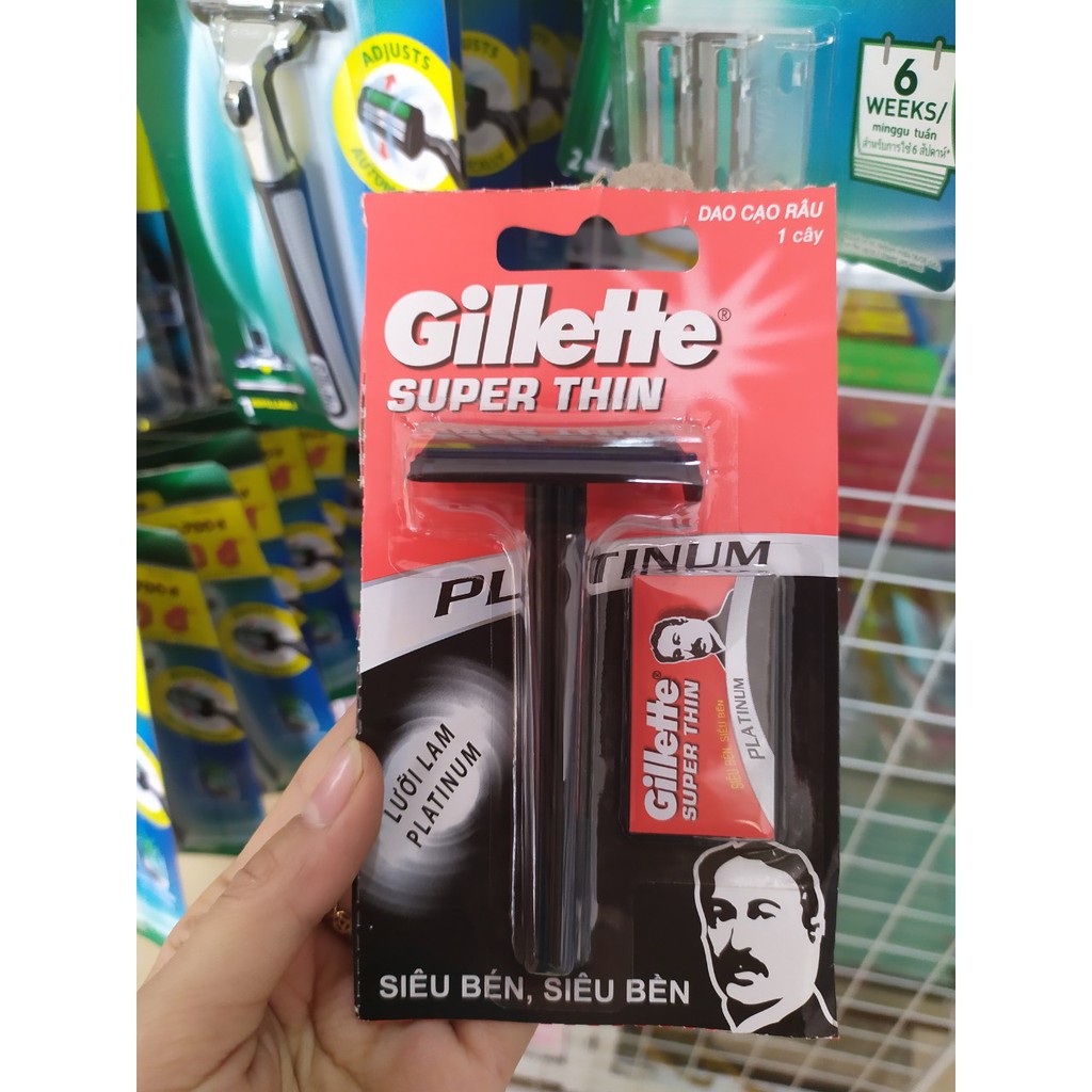 Dao cạo râu gillette cán đen