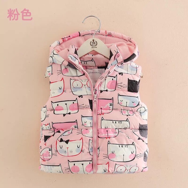 Áo phao lót nỉ áo gile