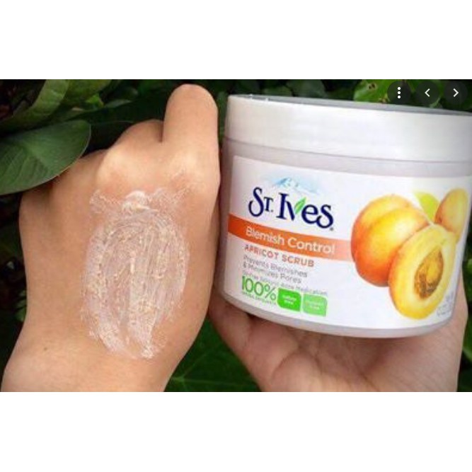 Kem ẩy Tế Bào Chết Dạng Hũ ST.IVES Fresh Skin Apricot Scrub