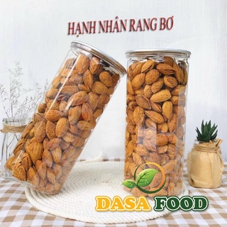 Hạnh nhân rang bơ vỏ mỏng 500g - hạt hạnh nhân rang bơ thơm ngon Hạt dinh dưỡng Dasafood