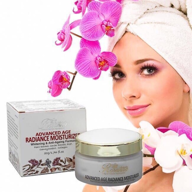 🌷🌸Kem dưỡng trắng da và chống lão hóa Rosanna Advanced Age Radiance Moisturizer 50g🌸🌷