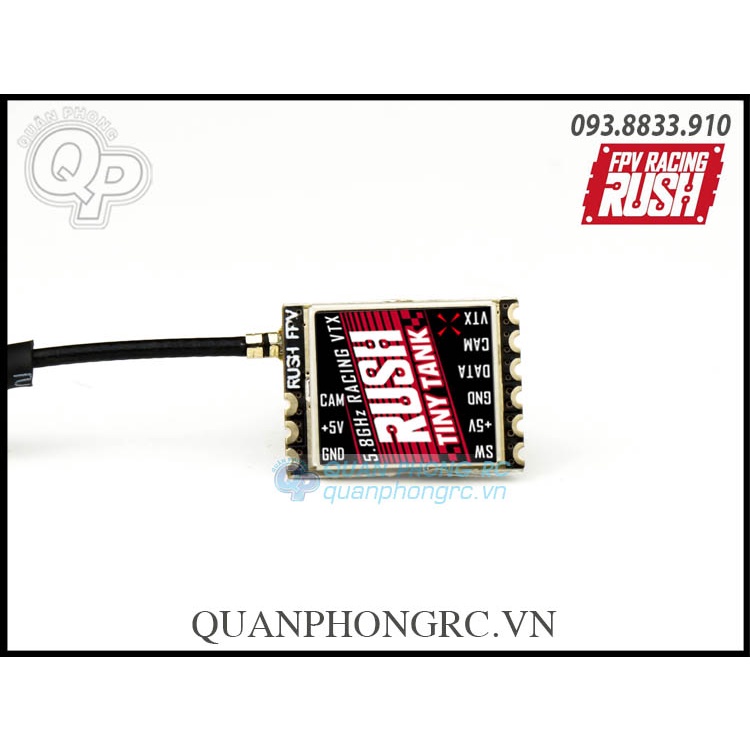 Bộ Phát VTX Rush Tiny Tank 5.8GHz 48CH 350mw Video Transmitter  + 2 Expansion Adapters