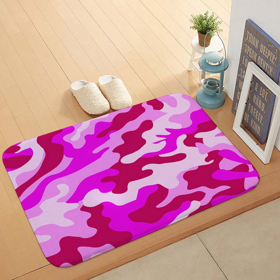 Thảm lót cửa chùi chân Chống Trượt In Họa Tiết Bape 40x60cm/50x80cm