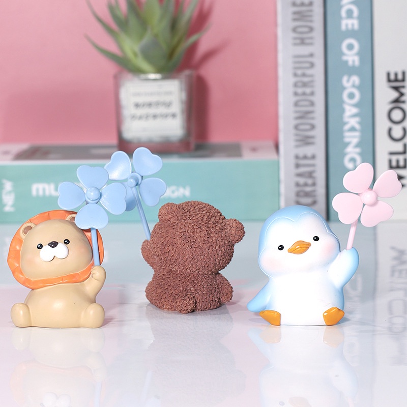 Búp Bê Trang Trí Xe Hơi / Văn Phòng Hình Cối Xay Gió Dễ Thương Xinh Xắn