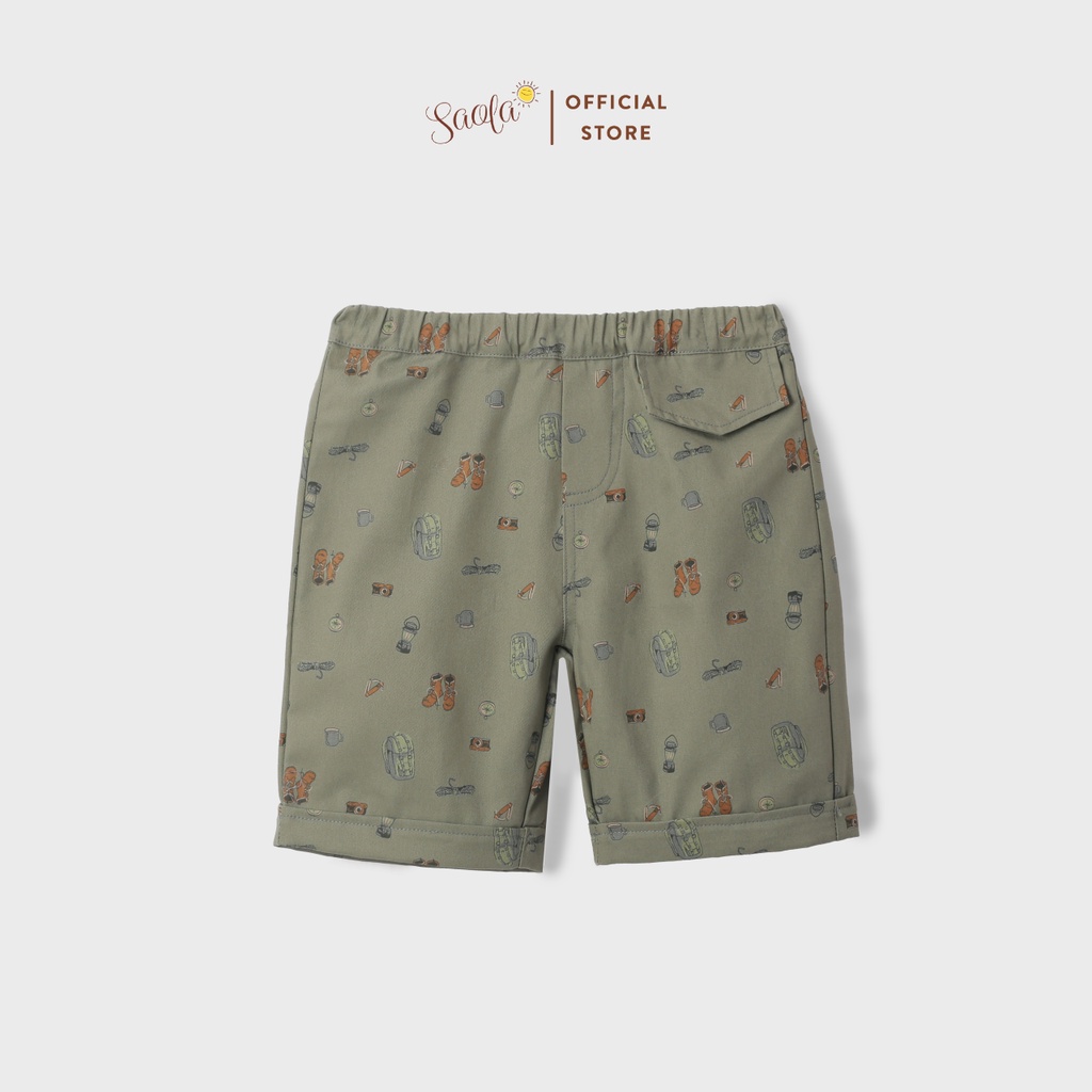 Quần Short Kaki Họa Tiết Cho Bé Trai - DELODIN PANTS - PAL011 - SAOLA  KIDS CLOTHING