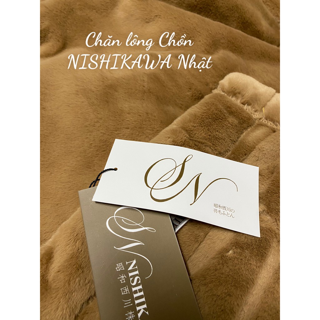 CHĂN LÔNG CHỒN NISHIKAWA NHẬT SIÊU MỀM MỊN