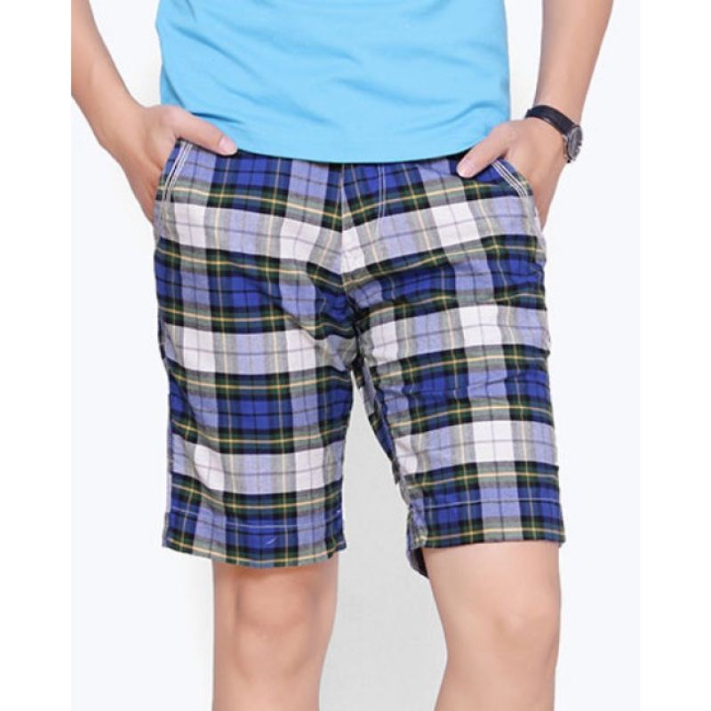AP19 Quần Short Nam Caro - Quần Đùi Nam Mặc Nhà - Vải Kate Thoáng Mát có size đại