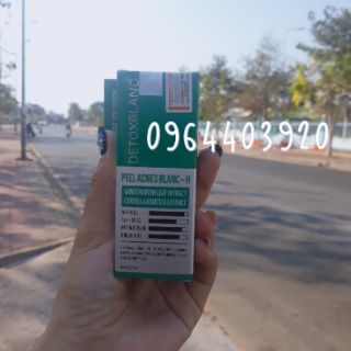 Peel lộc đề trị mụn detox blanc mẫu mới
