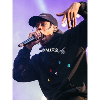 Mũ Lưỡi Trai 100% Cotton In Họa Tiết Travis Scott