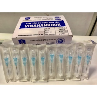Đầu kim tiêm 23g (100đầu)