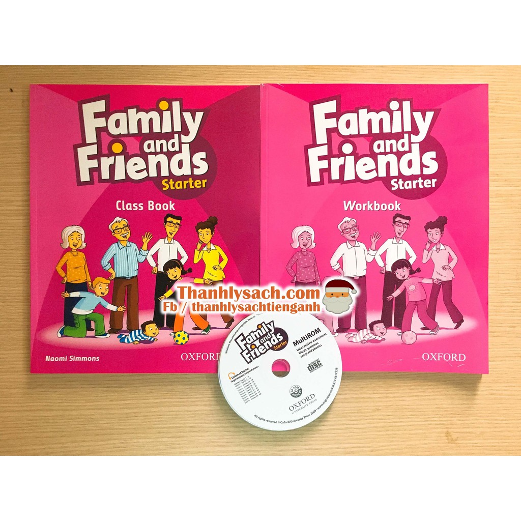 Đồ chơi - Family and friends starter SB+WB (1st) + đĩa