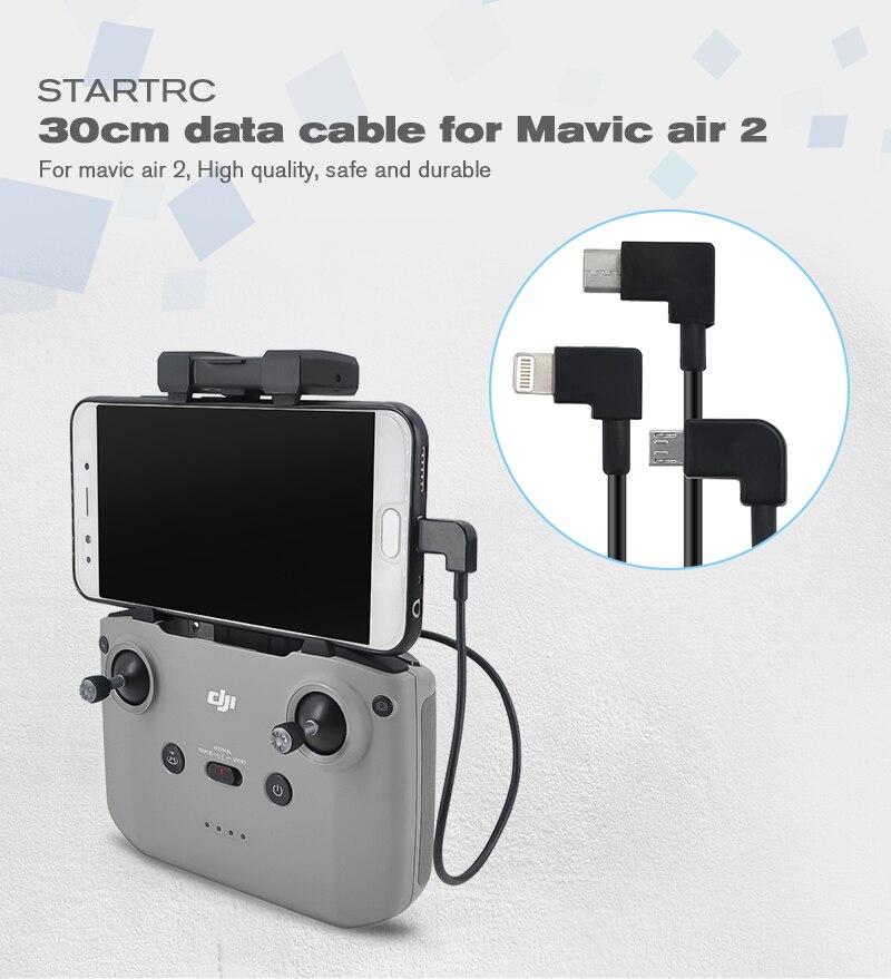 Cáp Dữ Liệu 30cm Cho mavic mini 2 dji mavic 3 dji mini 3 pro / 4pro / android / ios / dji mavic air 2 / mavic air 2s tablet