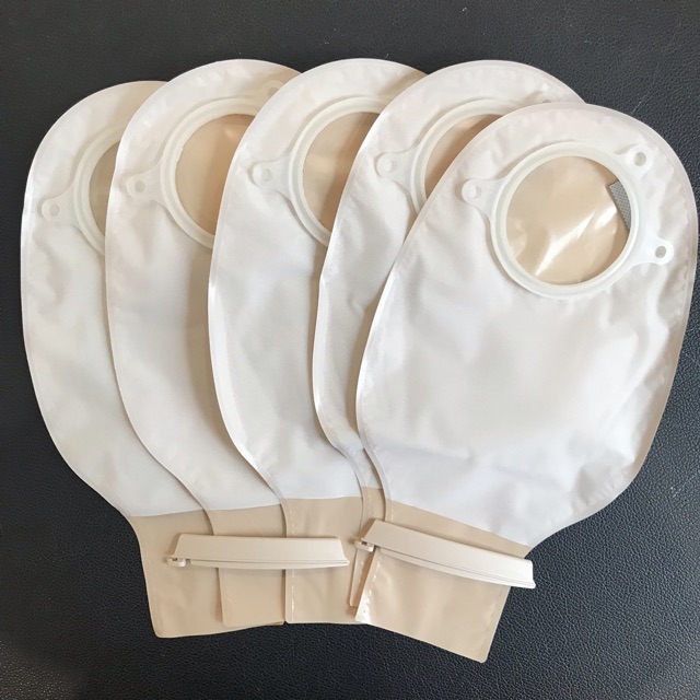 Bộ túi hậu môn nhân tạo đế lồi 2 mảnh