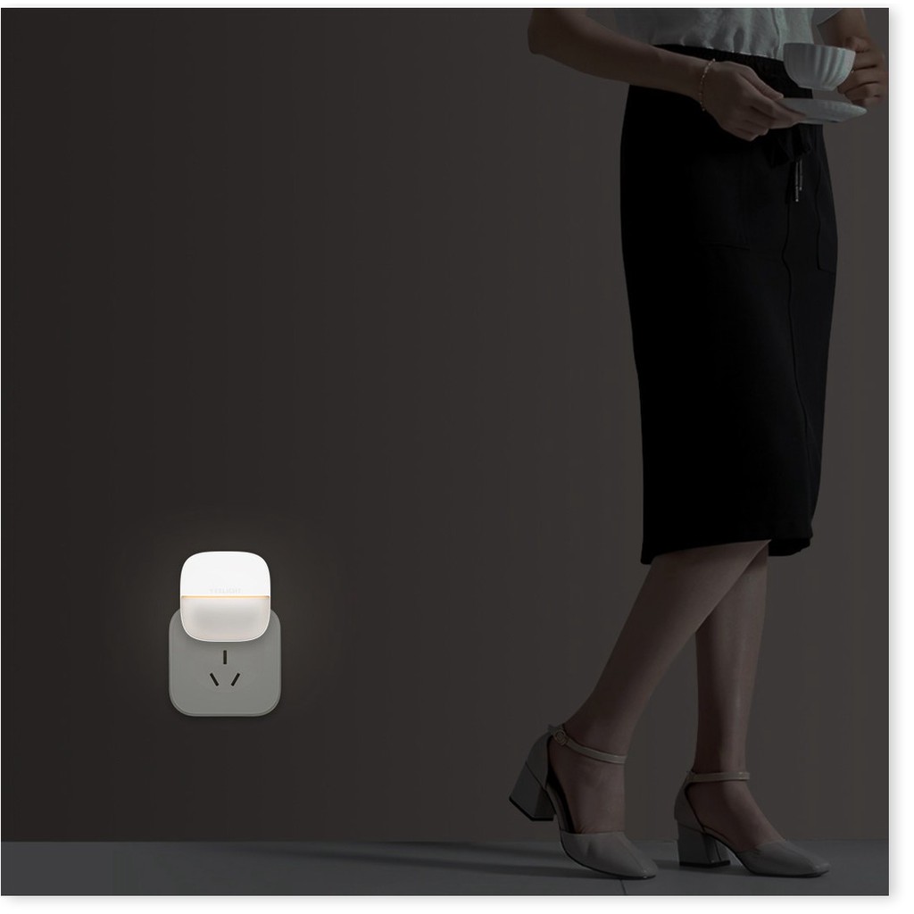 Đèn ngủ cảm ứng, đèn thông minh Xiaomi Yeelight YLYD09YL cảm biến ánh sáng tự động bật tắt hình vuông 3DO smart