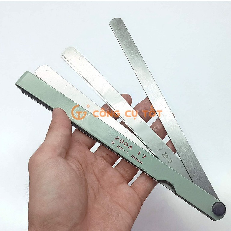 Thước đo khe hở 17 lá siêu mỏng 0.02mm