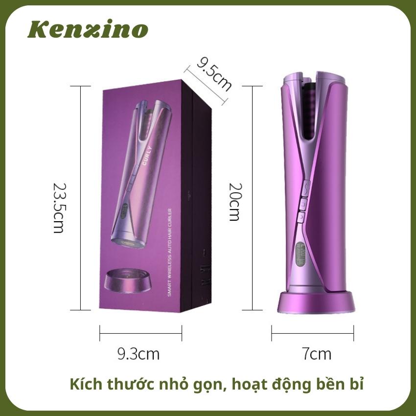 Máy uốn tóc mini Kenzino model FM-003, uốn xoăn tự động, siêu nhẹ, không dây, dùng sạc đĩa và cổng sạc type C #4