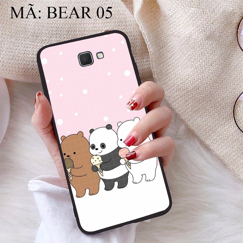 Ốp lưng Samsung J7 Prime viền dẻo TPU BST Gia Đình Nhà Gấu