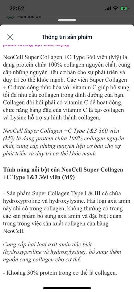 Viên uống colagen neocell super collagen neocell C hàng mỹ 360 viên