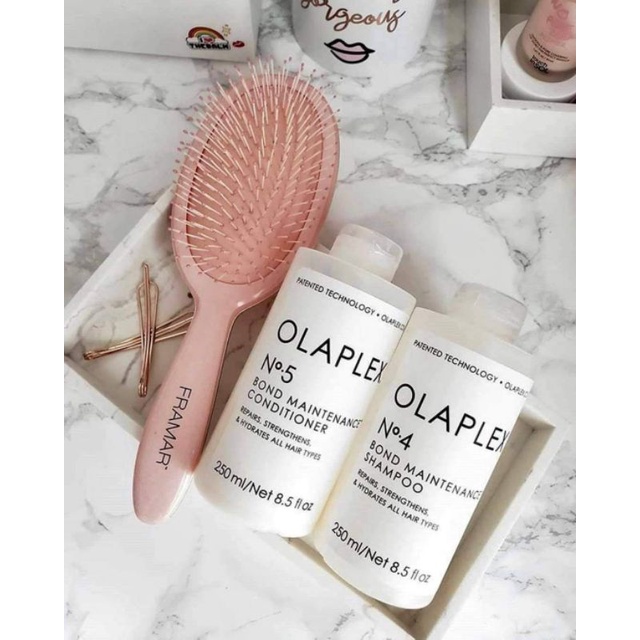 BỘ GỘI XẢ #OLAPLEX SỐ 4 &amp; DẦU XẢ SỐ 5 PHỤC HỒI TÓC KHÔ XƠ HƯ TỔN USA 250ML*2