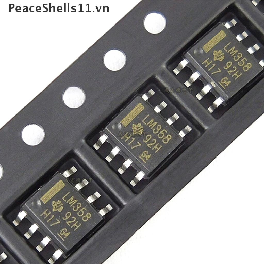 Set 10 Bộ Khuếch Đại Âm Thanh Đôi Lm358Dr Smd Sop8 Lm358 Vn