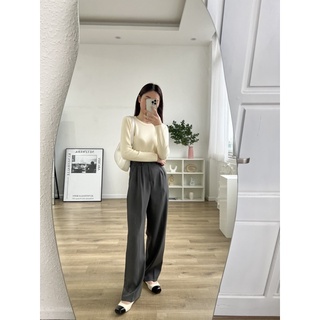 Quần vải suông dáng dài