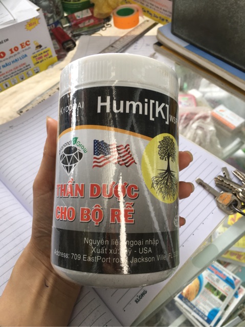 [ HUMIC MỸ  ]  Phân bón sinh học, ra rễ hiệu Humi [K] Tan 100%, Tăng hấp thụ phân bón - chống ức chế rễ - giải độc phèn