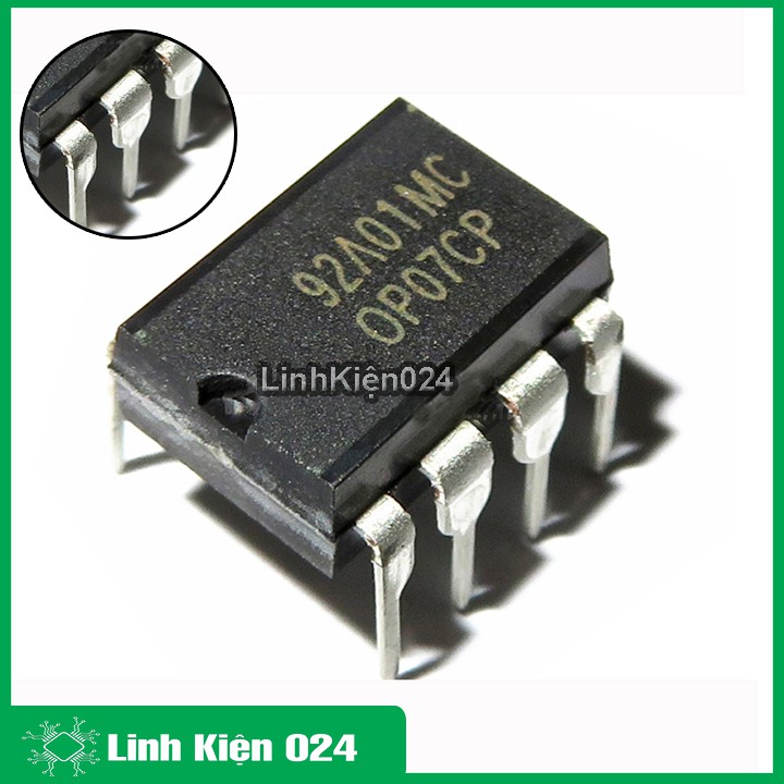 IC Chức Năng OPAMP OP07 Chân Cắm DIP8